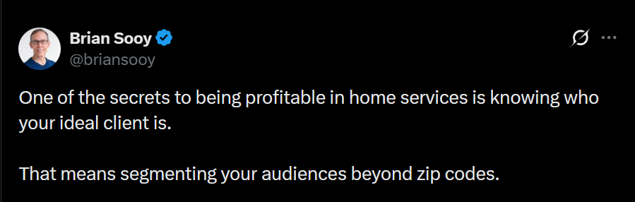 X post about profitability